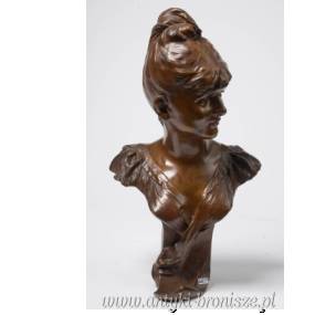 Figura z brazu: NELSON za VAN DEN KERCKHOVEN Antoine (1849 - c.1910) "Buntowniczka" - poz.6828